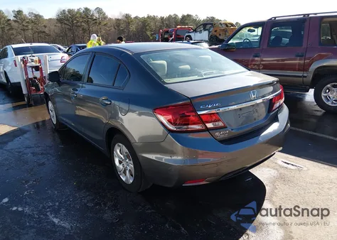 2013 Honda Civic Lx z USA, uszkodzony, nr VIN 2HGFB2F56DH522394